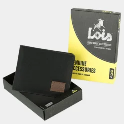 Billetero De Hombre Lois Decker En Polipiel/Nylon -Bolsa De Moda negro sku 16042042 45510301 xxl