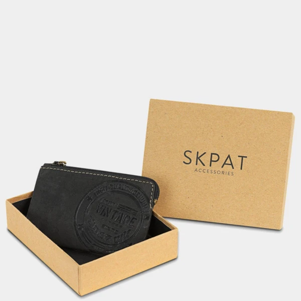 Monedero De Hombre Skpat Vintage En Piel 4 Monedero De Hombre Skpat Vintage En Piel - Imagen 4