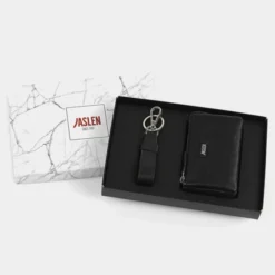 Pack Monedero Triple + Llavero Jaslen Packs Regalo Marroquineria Jaslen Sra