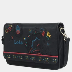 Bolso Bandolera De Mujer Lois Redwood Color En Piel Pu