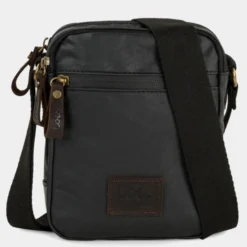 Bandolera De Hombre Lois Hubbard En Lona Recubierta/Piel -Bolsa De Moda negro sku 16042279 28190672 xxl