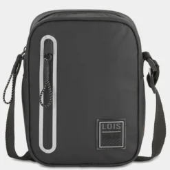 Bandolera Pequeña De Hombre Lois Colección Cooper En Lona -Bolsa De Moda negro sku 16042310 32420799 xxl