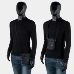 Mini Bandolera Para Movil De Mujer/Hombre Jaslen Rexford En Nylon/Lona -Bolsa De Moda negro sku 16042319 29350349 xxl
