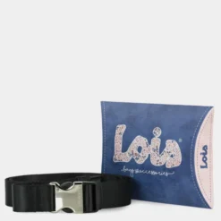 Cinturon De Mujer/Hombre Lois Crysdale En Poliéster -Bolsa De Moda negro sku 16042373 48570064 xxl