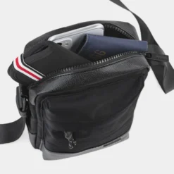 Bandolera De Hombre Jaslen Dortmund En Nylon-Piel Vegana -Bolsa De Moda negro sku 16042470 10300904 xxl