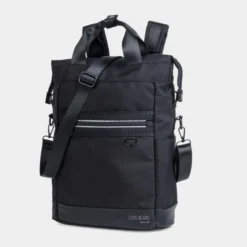 Mochila, Bandolera Y Portadocumentos Lois Gunnison Negra