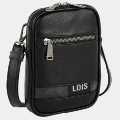 Bandolera Pequeña De Hombre Lois De Colección Grant En Polipiel -Bolsa De Moda negro sku 16064733 14540271 xxl