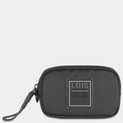 Monedero Con Llavero De Hombre Lois Colección Cooper En Lona -Bolsa De Moda negro sku 16092803 08230088 xxl