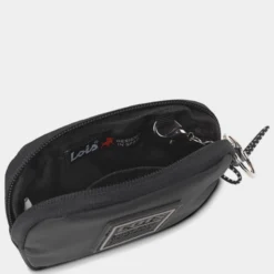 Monedero Con Llavero De Hombre Lois Colección Cooper En Lona -Bolsa De Moda negro sku 16092803 08240070 xxl