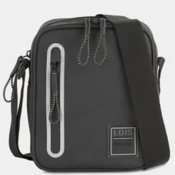 Bandolera De Hombre Lois Colección Cooper En Lona -Bolsa De Moda negro sku 16092804 34170897 xxl
