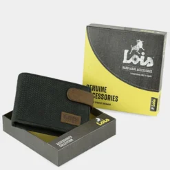 Cartera Horizontal De Hombre Lois De La Colección Davidson En Piel Genuina -Bolsa De Moda negro sku 16144152 31430809 xxl