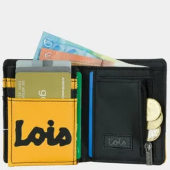 Cartera De Hombre Lois Isthmus En Polipiel/Nylon -Bolsa De Moda negro sku 16149999 41290808 xxl