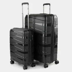 Juego De 2 Maletas (Cabina, Grande) Stuttgart Rigida/Blanda Con Capacidad De 92 L