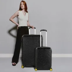 Juego Maletas De Viaje Rígidas Lois Modelo Zión Color Capacidad Del Conjunto 110 L. -Bolsa De Moda negro sku 16437975 06240991 xxl
