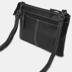 Bolso Bandolera Piel Lois Whitney -Bolsa De Moda negro sku 16437987 15210074 xxl