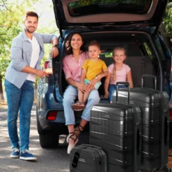 Maletas Mediana Stuttgart Rigida/Blanda Con Capacidad De 92 L -Bolsa De Moda negro sku 16493186 54340643 xxl