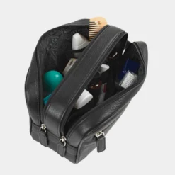 Neceser Piel 2 Cremalleras Lois Osborn -Bolsa De Moda negro sku 16493187 07430796 xxl