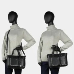 Bolso Shopper Con Bandolera Lois Lindsey -Bolsa De Moda negro sku 16512449 16240634 xxl