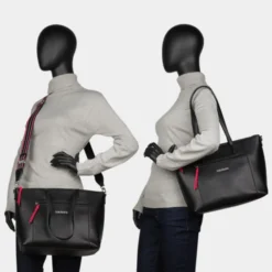 Bolso Shopper Porta Ipad Lois Crandell -Bolsa De Moda negro sku 16512451 23210039 xxl