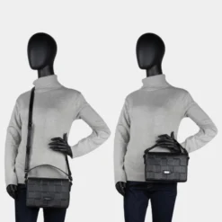 Bolso Bandolera Lois Crossover -Bolsa De Moda negro sku 16512457 35080539 xxl