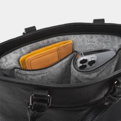 Bolso Shopper Con Bandolera Lois Dewey -Bolsa De Moda negro sku 16512486 46270228 xxl