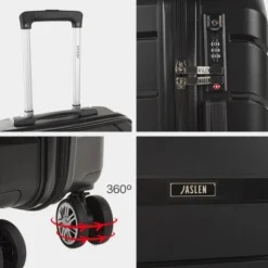 Maletas Mediana Venecia Rigida/Blanda Con Capacidad De 105 L -Bolsa De Moda negro sku 16593839 47490144 xxl