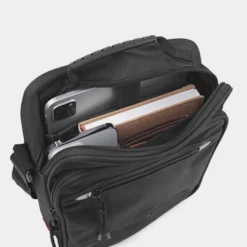 Bandolera Porta Tablet De Mujer/Hombre Jaslen Norwich En Poliéster -Bolsa De Moda negro sku 16654379 15380555 xxl