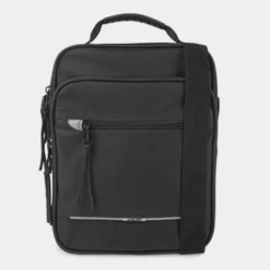 Bandolera Porta Tablet De Mujer/Hombre Jaslen Norwich En Poliéster -Bolsa De Moda negro sku 16654379 15410561 xxl