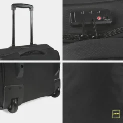 Set Maletas 50/70+Bolsa+Neceser Jaslen Treviso -Bolsa De Moda negro sku 16654383 07440220 xxl