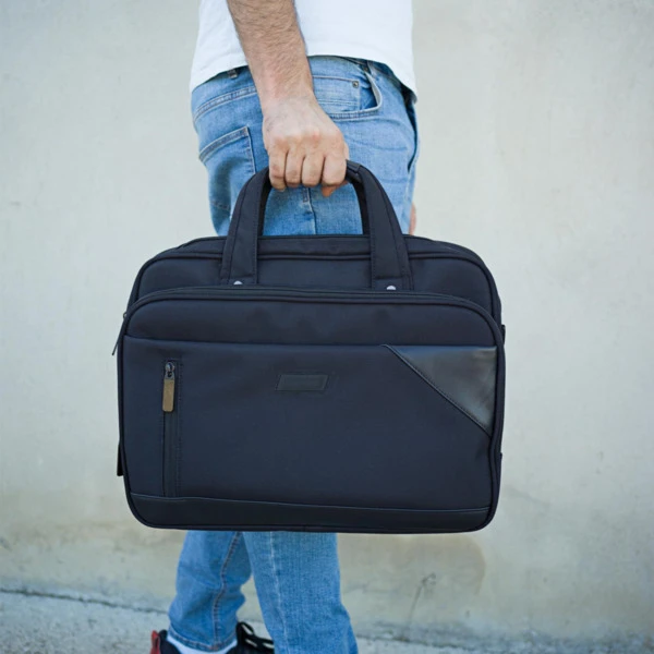 Maletin Porta Ordenador 15,6" De Mujer/Hombre Jaslen Liverpool En Poliéster/Polipiel 2 Maletin Porta Ordenador 15,6" De Mujer/Hombre Jaslen Liverpool En Poliéster/Polipiel - Imagen 2