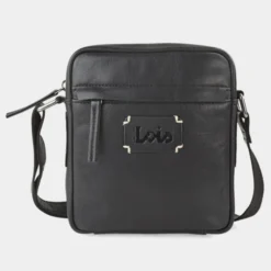 Bandolera De Piel De Mujer/Hombre Lois Sanford En Piel -Bolsa De Moda negro sku 16679665 16070786 xxl