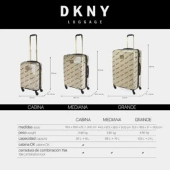 Dkny-905 Maleta 60Cm On Repeat -Bolsa De Moda pebble stone black sku 16663541 37280019 xxl