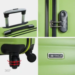 Maletas Mediana Simoa Rigida Con Capacidad De 99 L -Bolsa De Moda pistacho sku 16162922 39440432 xxl