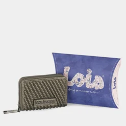 Tarjetero/Monedero De Mujer Lois -Bolsa De Moda plata oscuro sku 16042410 11300702 xxl