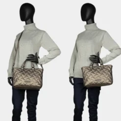 Bolso Shopper Con Bandolera Lois Dewey -Bolsa De Moda plata oscuro sku 16512488 46400074 xxl