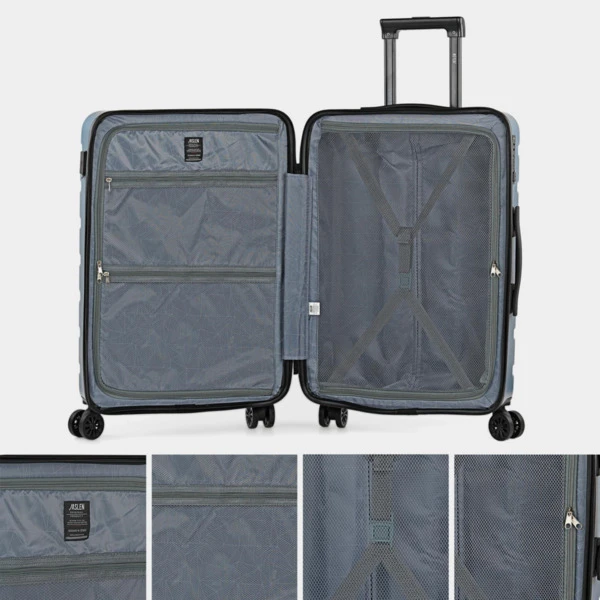 Juego De Maletas 50/60/70 Cms Jaslen Viena En Abs Con Capacidad De 177L 4 Juego De Maletas 50/60/70 Cms Jaslen Viena En Abs Con Capacidad De 177L - Imagen 4