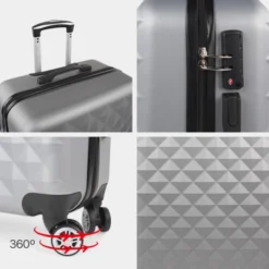 Maleta 60Cm Itaca Diamond -Bolsa De Moda plata sku 16654700 13550337 xxl