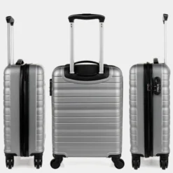 Juego De 2/3 Maletas (Cabina, Mediana Y Grande) Delfos Rigida Con Capacidad De 106 L -Bolsa De Moda plataantracitaplata sku 16493264 44390717 xxl