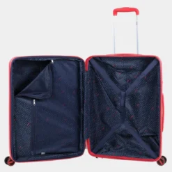 Set De 2 Maletas Trolleys Polipropileno Roma Rígidas Capacidad De 253 L + Extensible -Bolsa De Moda rojo sku 16041842 11170054 xxl