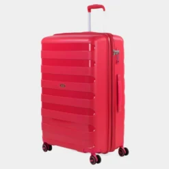 Maleta De Viaje Grande Trolley Roma Rígida De Polipropileno Con Capacidad 124 15 Maleta De Viaje Grande Trolley Roma Rígida De Polipropileno Con Capacidad 124 -Bolsa De Moda rojo sku 16041858 26420371 xxl