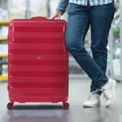 Maleta De Viaje Grande Trolley Roma Rígida De Polipropileno Con Capacidad 124 16 Maleta De Viaje Grande Trolley Roma Rígida De Polipropileno Con Capacidad 124 -Bolsa De Moda rojo sku 16041858 26440133 xxl