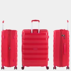 Maleta De Viaje Grande Trolley Roma Rígida De Polipropileno Con Capacidad 124 17 Maleta De Viaje Grande Trolley Roma Rígida De Polipropileno Con Capacidad 124 -Bolsa De Moda rojo sku 16041858 26460054 xxl