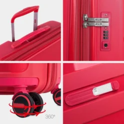 Maleta De Viaje Grande Trolley Roma Rígida De Polipropileno Con Capacidad 124 18 Maleta De Viaje Grande Trolley Roma Rígida De Polipropileno Con Capacidad 124 -Bolsa De Moda rojo sku 16041858 26470933 xxl