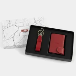 Pack Cartera/Tarjetero + Llavero -Bolsa De Moda rojo sku 16042116 44500001 xxl