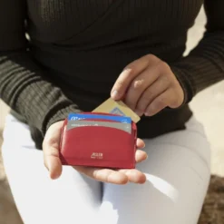 Pack Tarjetero + Llavero -Bolsa De Moda rojo sku 16042153 06210787 xxl