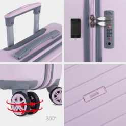 Juego De Maletas (Cabina, Mediana Y Grande) Monaco Rígidas Con Capacidad De 95L, Con Tsa Y Usb 34 Juego De Maletas (Cabina, Mediana Y Grande) Monaco Rígidas Con Capacidad De 95L, Con Tsa Y Usb -Bolsa De Moda rosa sku 16041920 26010912 xxl