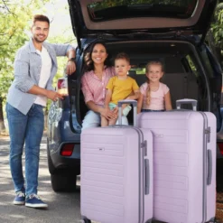 Juego De Maletas (Mediana Y Grande) Monaco En Abs Extensibles Con Capacidad De 162 L Con Tsa -Bolsa De Moda rosa sku 16041926 30190630 xxl