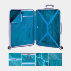 Juego De Maletas (Mediana Y Grande) Monaco En Abs Extensibles Con Capacidad De 162 L Con Tsa Y Usb -Bolsa De Moda rosa sku 16041928 32340543 xxl