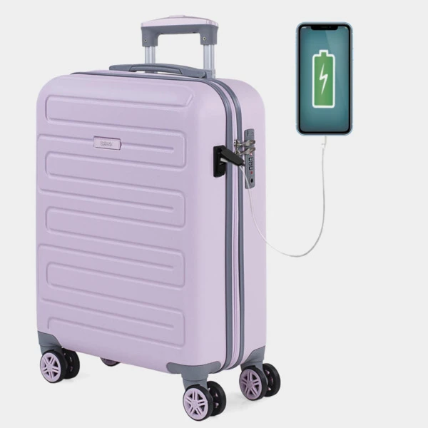 Maleta De Cabina Monaco Rígida En Abs Con Capacidad De 35L Con Candado Tsa Y Usb 11 Maleta De Cabina Monaco Rígida En Abs Con Capacidad De 35L Con Candado Tsa Y Usb - Imagen 11