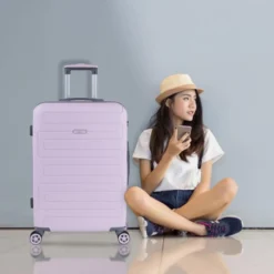 Maleta Mediana Monaco Rígida En Abs Con Capacidad De 69,5L Con Tsa -Bolsa De Moda rosa sku 16041934 57210501 xxl
